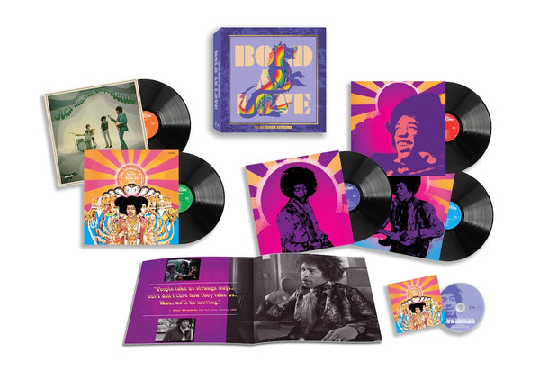 Jimi Hendrix - Bold As Love - New 5 LP Box Set 2025 Sony Legacy Vinyl, Blu Ray DVD and 36-page Booklet - Psychedelic Rock - Shuga Records