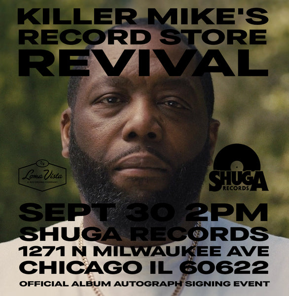 Signed Autographed Event - Killer Mike - Michael - New 2 LP Record 2023 Loma Vista Black Vinyl & Event Wristband- Hip Hop - Shuga Records