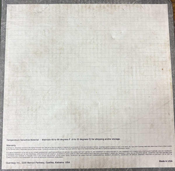 Larry McCray Tape Reel Studio Recording #2 Gold Quantegy 499 Arkansas Detroit Blues - Shuga Records