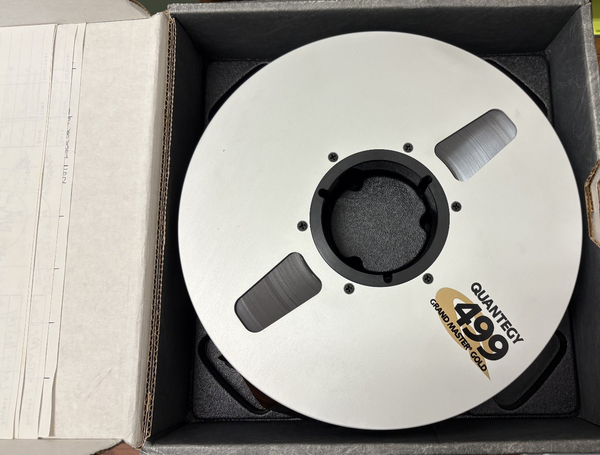 Larry McCray Tape Reel Studio Recording #3 Gold Quantegy 499 Arkansas Detroit Blues - Shuga Records