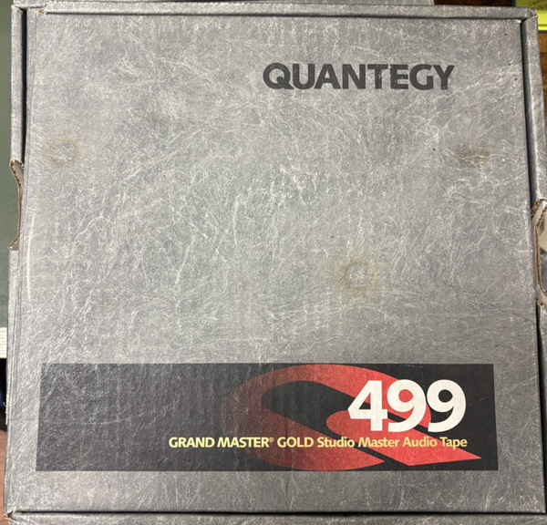 Larry McCray Tape Reel Studio Recording #3 Gold Quantegy 499 Arkansas Detroit Blues - Shuga Records