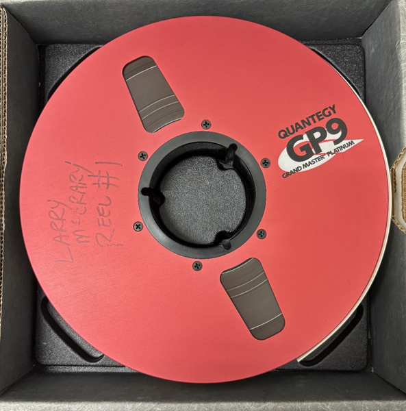 Larry McCray Tape Reel Studio Recording #1 Platinum Quantegy GP9 Detroit Blues - Shuga Records