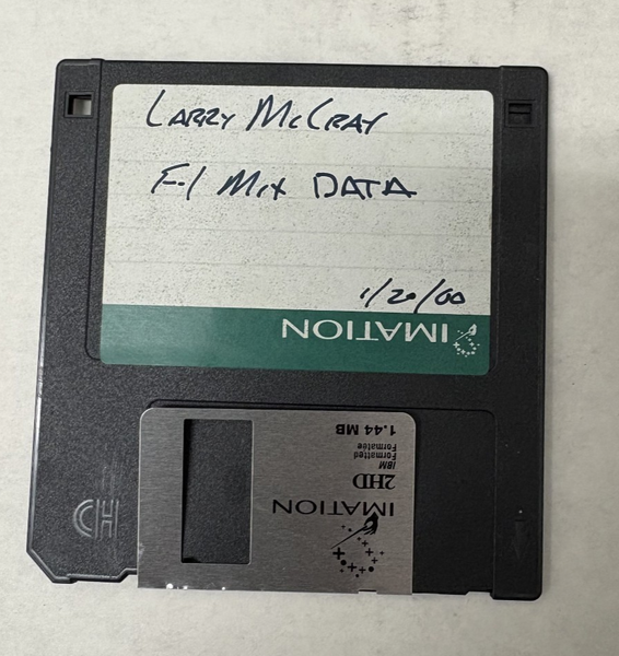 Larry McCray Tape Reel Studio Recording #1 Platinum Quantegy GP9 Detroit Blues - Shuga Records