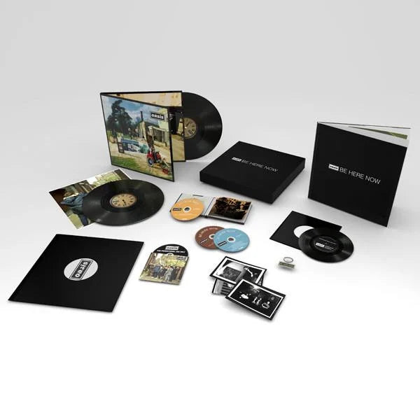 Oasis - Be Here Now - New Vinyl Record 2016 Deluxe Remastered Box Set w/ 3-CD, 2-LP, Bonus 7", 12" 56 Page Book and More! - Alt-Rock / Britpop - Shuga Records