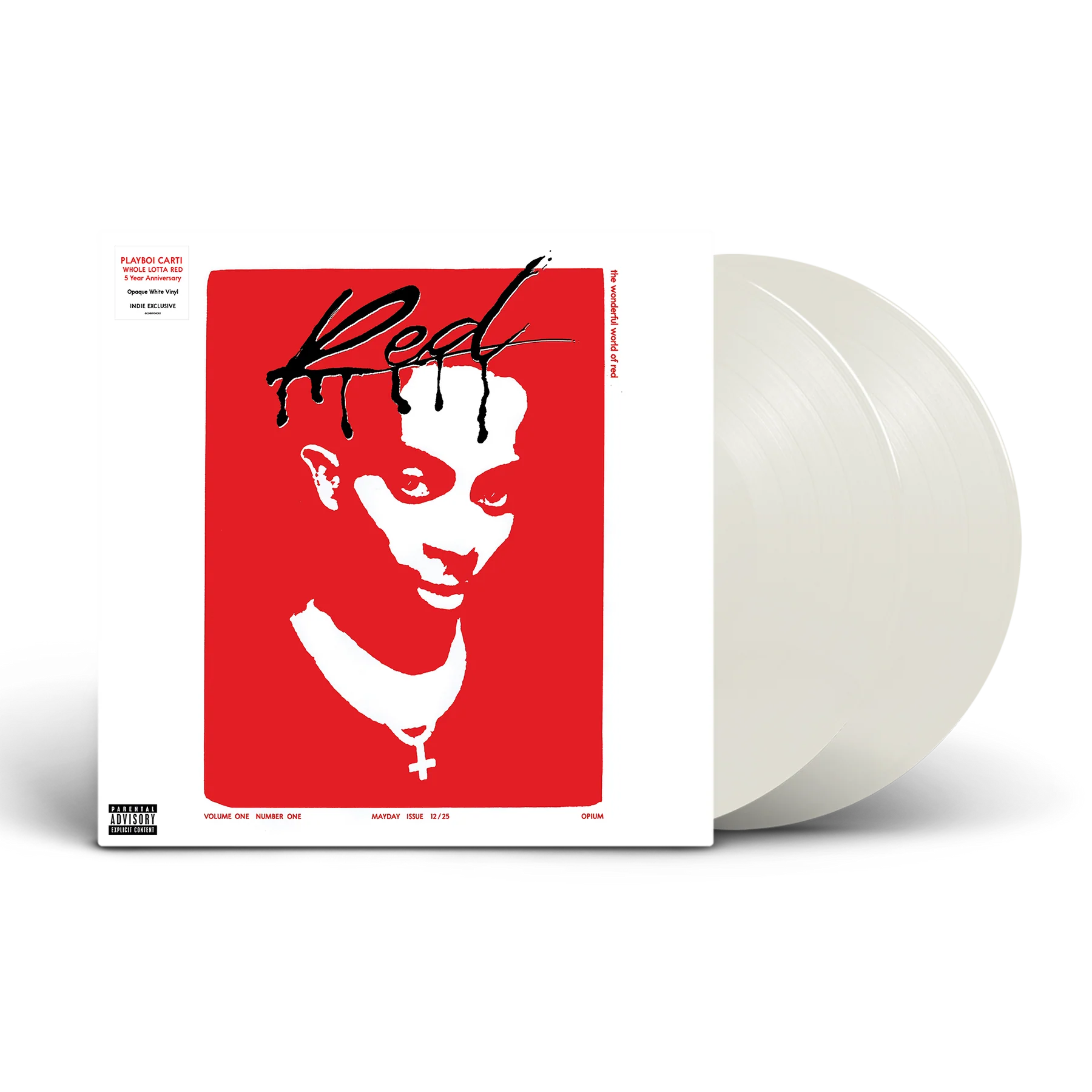 Playboi Carti - Whole Lotta Red (2020) - New 2 LP Record 2025 AWGE Interscope Rain Cloud White Vinyl w/ Alt Cover - Hip Hop - Shuga Records