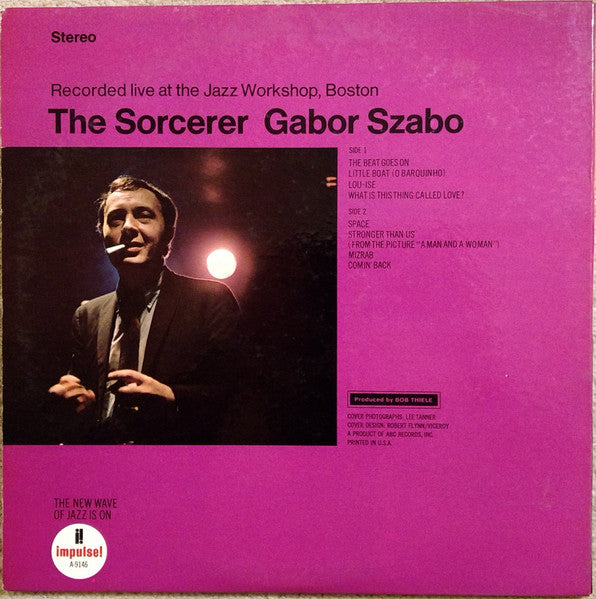 Gabor Szabo – The Sorcerer - VG+ LP Record 1967 Impulse! USA Original Vinyl - Gypsy Jazz / Soul-Jazz - Shuga Records