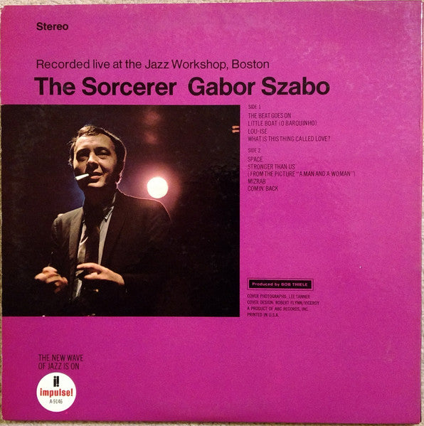 Gabor Szabo – The Sorcerer - VG+ LP Record 1967 Impulse! USA Original Vinyl - Gypsy Jazz / Soul-Jazz