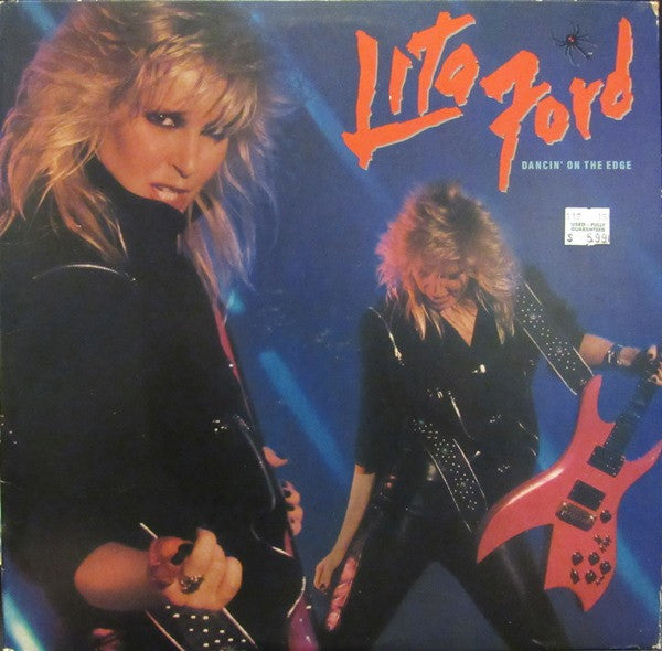 Lita Ford - Dancin' On The Edge - Mint- LP Record 1984 Mercury USA CRC Club Edition Vinyl - Hard Rock - Shuga Records