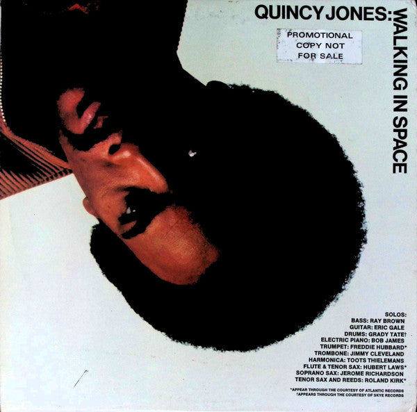 Quincy Jones - Walking In Space - VG LP Record 1969 CTI A&M USA Promo White Label Vinyl - Jazz / Soul-Jazz / Jazz-Funk - Shuga Records