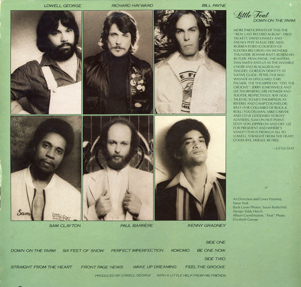 Little Feat - Down On The Farm - Mint- LP Record 1979 Warner Italy Vinyl - Classic Rock - Shuga Records