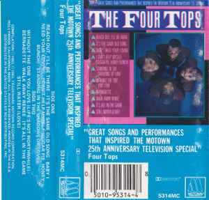 Four Tops - Great Songs And Performances That Inspired The Motown 25th Anniversary Television Special - Used Cassette 1983 Motown Tape - Rhythm & Blues - Shuga Records