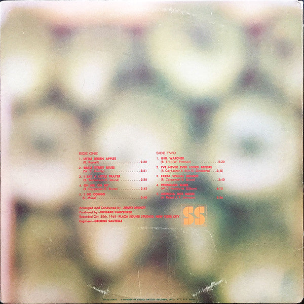 Sonny Stitt – Little Green Apples - Mint- LP Record 1969 Solid State USA Vinyl - Jazz / Soul-Jazz - Shuga Records
