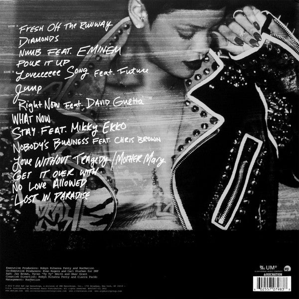 Rihanna - Unapologetic (2012) - New 2 LP Record 2017 Def Jam Black Vinyl - R&B / Hip Hop / Pop - Shuga Records