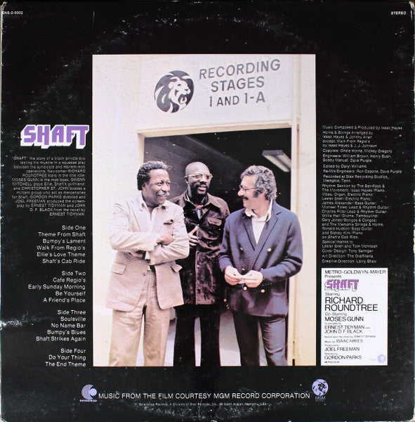 Isaac Hayes - Shaft - VG+ 2 LP Record 1971 Enterprise USA Original Press Vinyl - Soundtrack / Funk / Soul-Jazz - Shuga Records