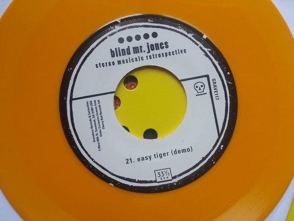 Blind Mr. Jones - Stereo Musicale Retrospective - Mint- 2 LP Record Store Day 2017 Graveface RSD Red w/Black & Clear w/Red Vinyl & 7" Single - Rock - Shuga Records