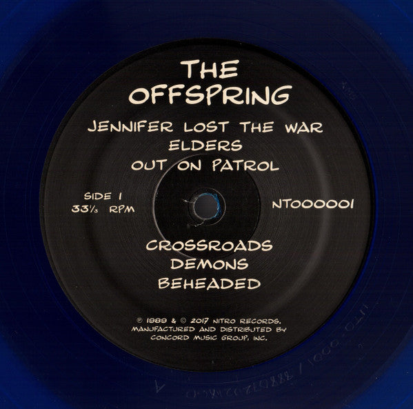 The Offspring – The Offspring (1989) - Mint- LP Record Store Day 2017 Nirto RSD Translucent Blue Vinyl & Insert - Alternative Rock / Punk - Shuga Records