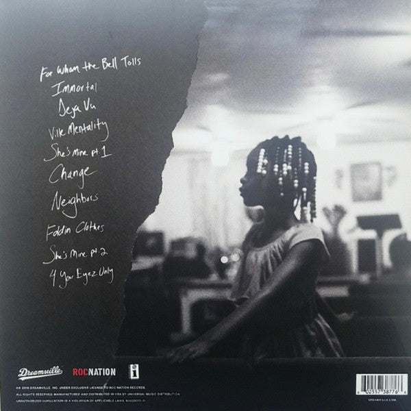 J. Cole - 4 Your Eyez Only - VG+ LP Record 2017 Dreamville Roc Nation Interscope Vinyl - Jazzy Hip-Hop - Shuga Records