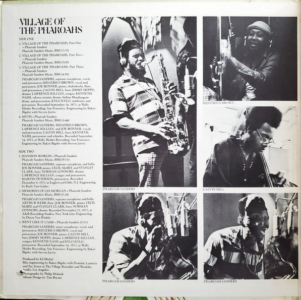Pharoah Sanders Featuring Sedatrius Brown - Village Of The Pharoahs - VG+ (VG Cover) LP Record 1973 Impulse USA Original Vinyl - Free Jazz / Avant-garde Jazz / Modal - Shuga Records
