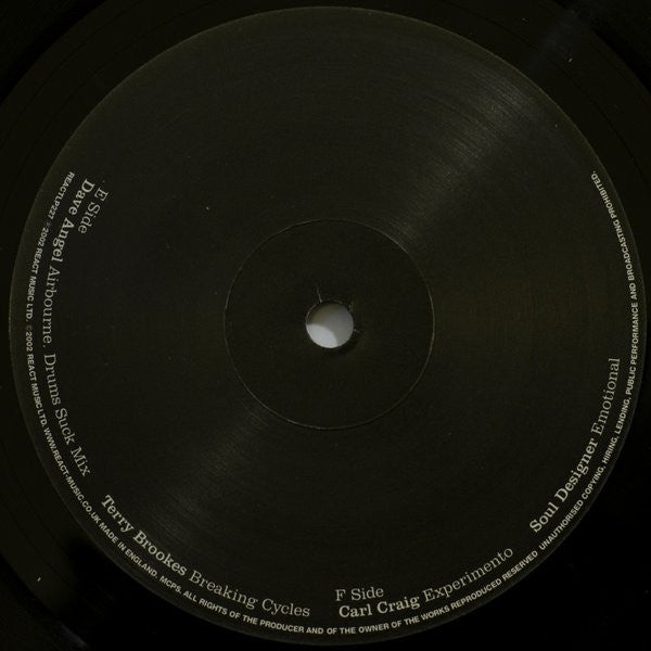 Carl Craig – The Workout - VG+ 4 LP Record Set 2002 React UK Vinyl - Electronic / House / Techno