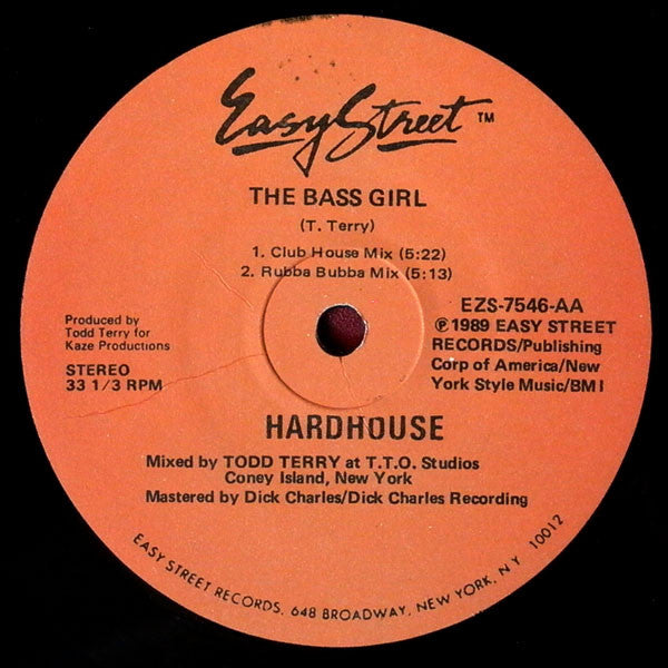 Hardhouse (Todd Terry) - Voices In My House - VG 12" Single Record 1989 Easy Street USA vinyl - House / Deep House - Shuga Records