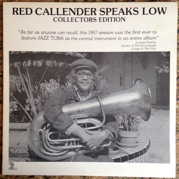 Red Callender – Speaks Low (Collectors Edition) (1957) - VG+ LP Record 1978 Red USA Vinyl - Jazz - Shuga Records