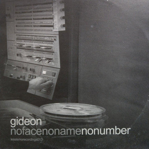 Gideon  ‎– Nonumber - New 12" Single Record 2007 Lessismorerecords Netherlands Vinyl - Minimal