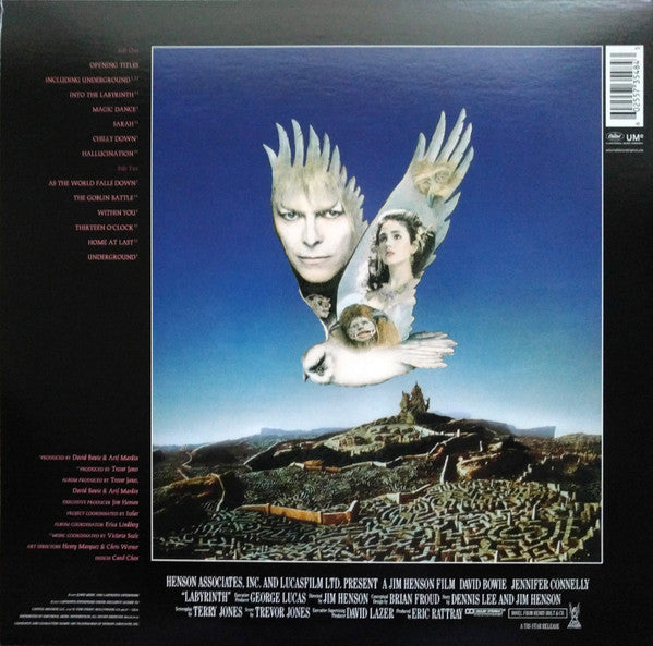 David Bowie, Trevor Jones - Labyrinth (From The Original Jim Henson Film) (1986) - New LP Record 2025 EMI Capitol Vinyl - Soundtrack - Shuga Records