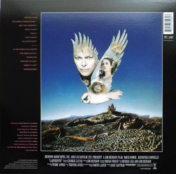 David Bowie, Trevor Jones ‎– Labyrinth (From The Original Jim Henson Film) (1986) - New LP Record 2017 Capitol Vinyl - Soundtrack