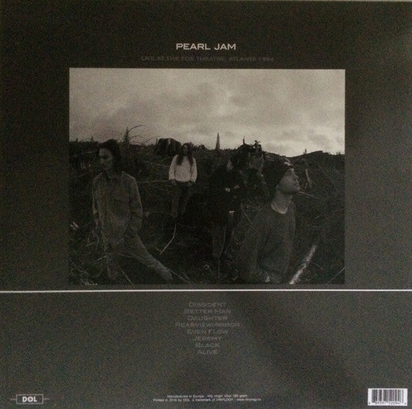 Pearl Jam - Live at the Fox Theatre, Atlanta 1994 - New LP Record