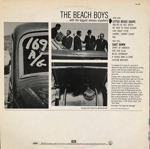 The Beach Boys - Little Deuce Coupe (1963) - VG+ LP Record 1976 Capitol USA Vinyl - Surf Rock / Pop Rock - Shuga Records