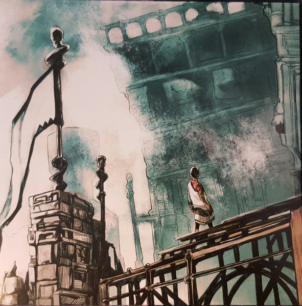 Takeshi Furukawa - The Last Guardian - Mint- 2 LP Record 2017 Iam8bit Light & Dark Grey Marbled Vinyl - Soundtrack / Video Game Music - Shuga Records