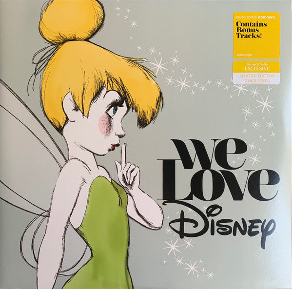 Various - We Love Disney - New 2 LP Record 2015 Verve Barnes & Noble Exclusive Gold Vinyl - Soundtrack / Children's - Shuga Records