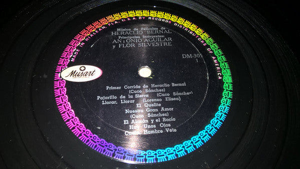 Flor Silvestre / Antonio Aguilar - Música De Las Películas De Heraclio Bernal - VG+ LP Record 1958 Musart USA Original Vinyl - Latin / Ranchera / Corrido - Shuga Records