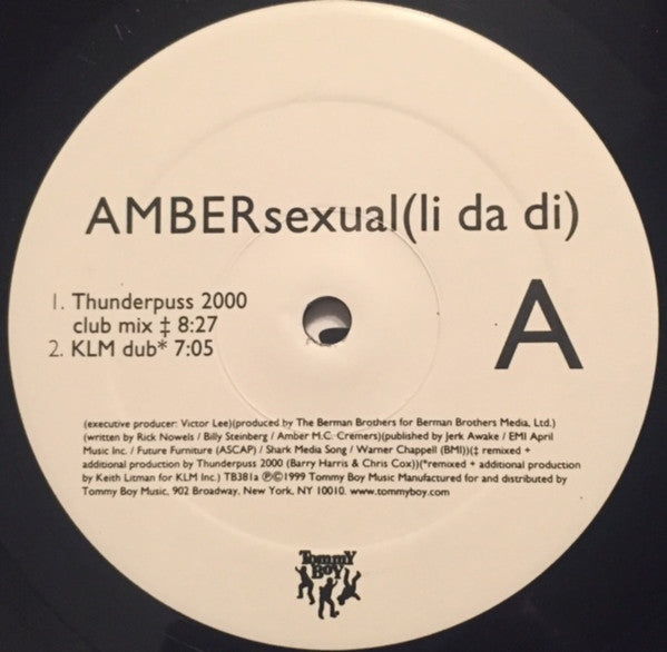 Amber - Sexual (Li Da Di) - Mint- 12" Single Record 1999 Tommy Boy USA Vinyl - House - Shuga Records