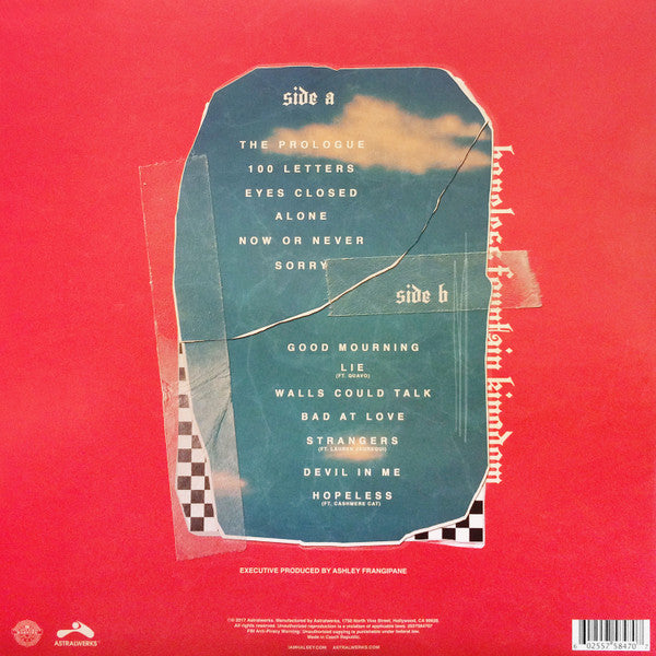 Halsey - Hopeless Fountain Kingdom - Mint- LP Record 2017 Astralwerks Indie Exclusive Red w/ Yellow Splatter Vinyl & Download - Pop Rock / Synth-pop - Shuga Records