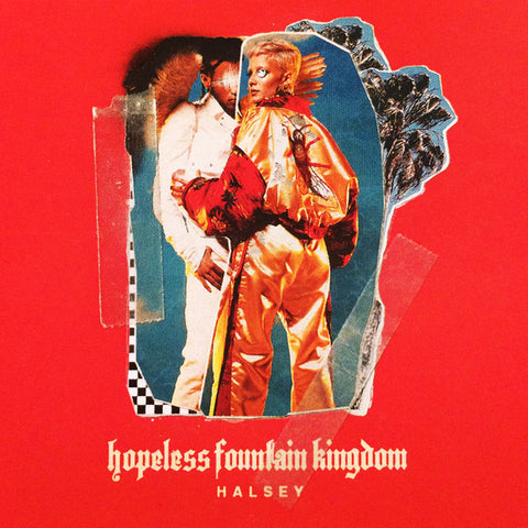 Halsey - Hopeless Fountain Kingdom - Mint- LP Record 2017 Astralwerks Indie Exclusive Red w/ Yellow Splatter Vinyl & Download - Pop Rock / Synth-pop