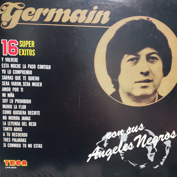 Germain Con Sus Angeles Negros - 16 Super Exitos - VG+ LP Record 1983 Teca USA Vinyl - Latin / Pop - Shuga Records