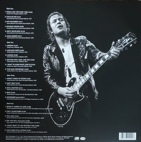 Foreigner - 40 - Mint- 2 LP Record 2017 Rhino Atlantic USA Vinyl - Pop Rock / Hard Rock - Shuga Records