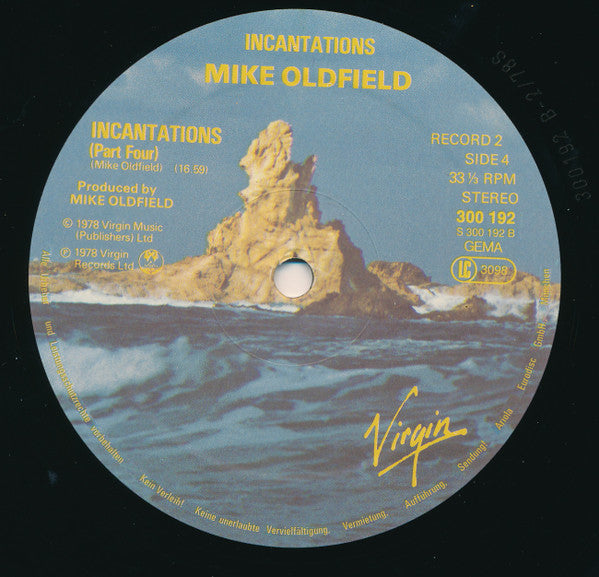 Mike Oldfield - Incantations - VG+ 2 LP Record 1978 Virgin Germany Original Press Vinyl - Psychedelic Rock / Prog Rock / Symphonic Rock - Shuga Records