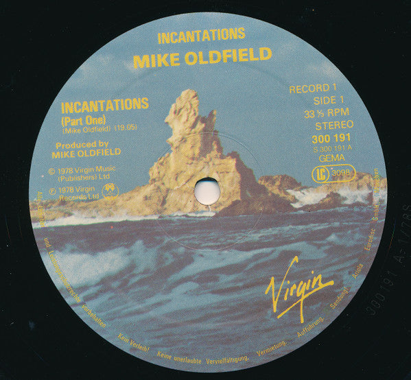 Mike Oldfield - Incantations - VG+ 2 LP Record 1978 Virgin Germany Original Press Vinyl - Psychedelic Rock / Prog Rock / Symphonic Rock - Shuga Records