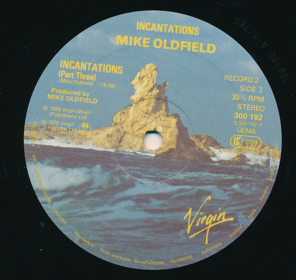 Mike Oldfield - Incantations - VG+ 2 LP Record 1978 Virgin Germany Original Press Vinyl - Psychedelic Rock / Prog Rock / Symphonic Rock - Shuga Records
