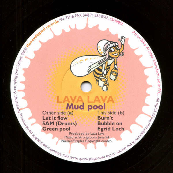 Lava Lava - Mud Pool - VG+ LP Record 1994 Honeydipped UK Vinyl - Trip Hop / Abstract / Breaks - Shuga Records