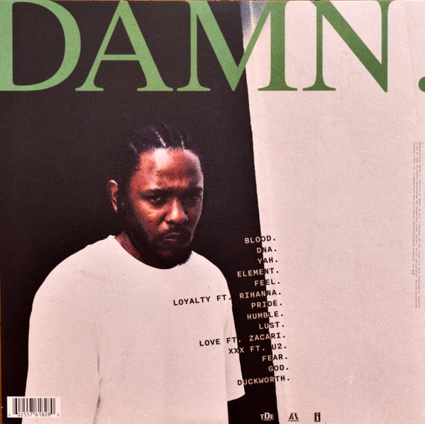 Kendrick Lamar - DAMN. - New 2 LP Record 2017 Top Dawg Aftermath Interscope 180 gram Vinyl - Hip Hop - Shuga Records