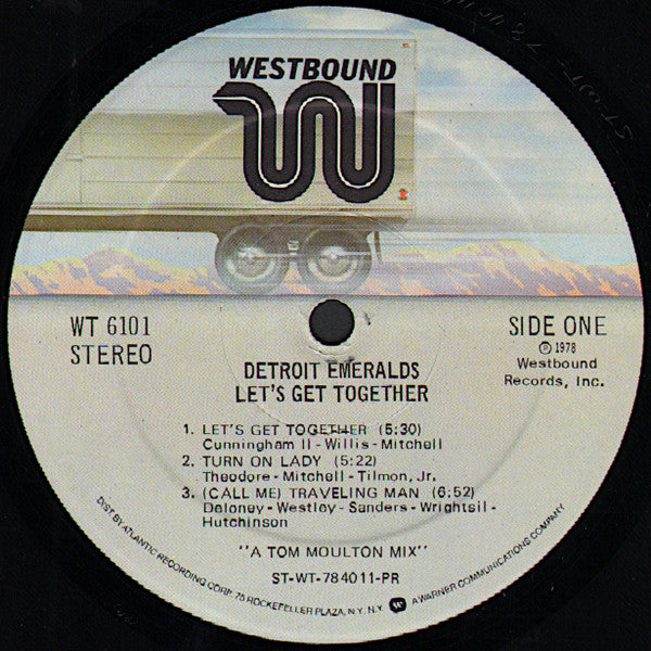 Detroit Emeralds - Let's Get Together - VG+ LP Record 1978 Westbound USA Vinyl - Disco / Funk / Soul - Shuga Records