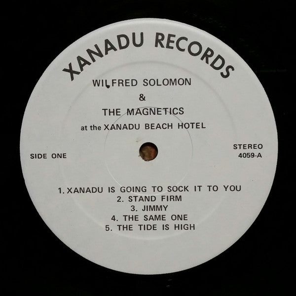 Wilfred Solomon & The Magnetics - At The Fabulous Xanadu Beach Hotel - VG+ LP Record 1970s Xanadu Bahamas Vinyl - Junkanoo / Funk / Disco - Shuga Records