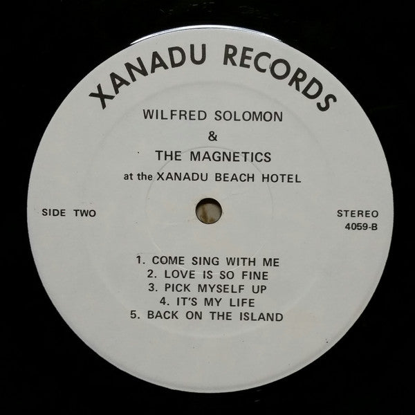 Wilfred Solomon & The Magnetics - At The Fabulous Xanadu Beach Hotel - VG+ LP Record 1970s Xanadu Bahamas Vinyl - Junkanoo / Funk / Disco - Shuga Records