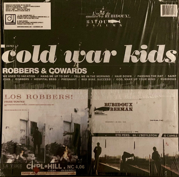 Cold War Kids - Robbers & Cowards - VG+ LP Record 2006 Downtown USA Original 1st Press Vinyl - Indie Rock / Garage Rock - Shuga Records