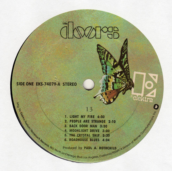 The Doors - 13 - VG LP Record 1970 Elektra USA Vinyl - Psychedelic Rock / Classic Rock - Shuga Records