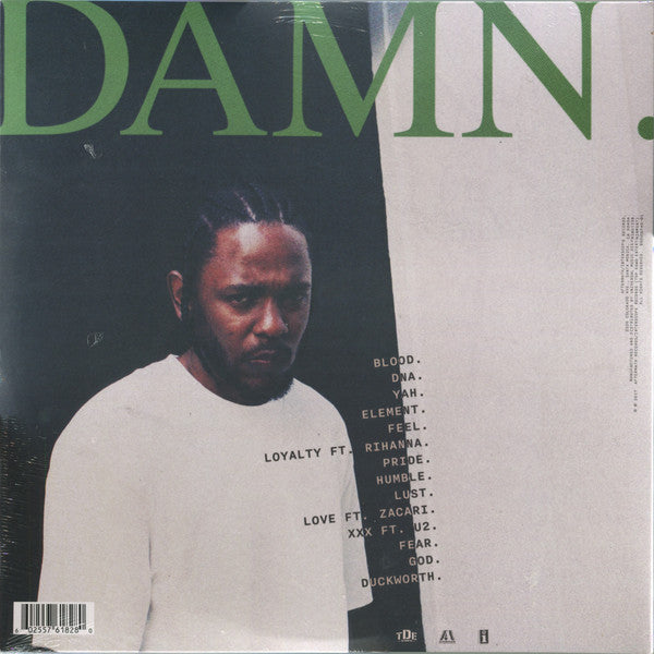 Kendrick Lamar - DAMN. - Mint- 2 LP Record 2017 Top Dawg Aftermath Interscope USA Vinyl - Hip Hop - Shuga Records