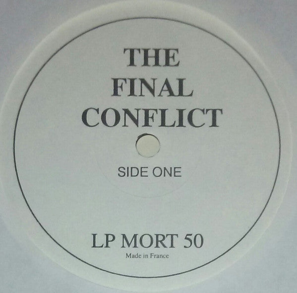 Conflict - The Final Conflict - Mint- LP Record 1988 Mortarhate UK/France Vinyl - Rock / Punk Rock - Shuga Records